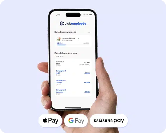 application club employés carte avantages salariés