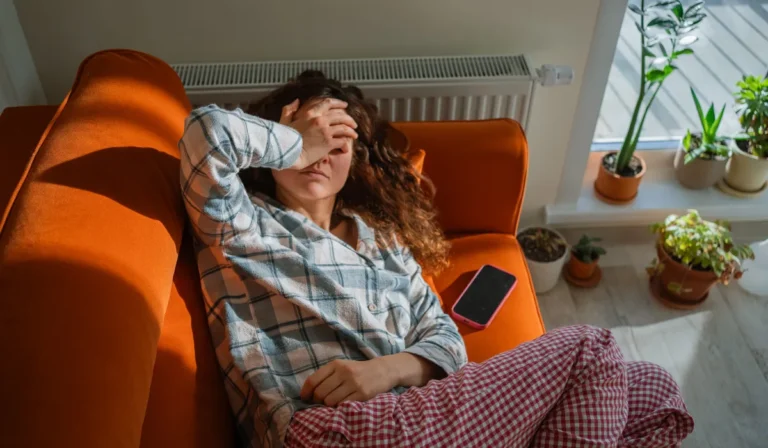 femme en arrêt maladie