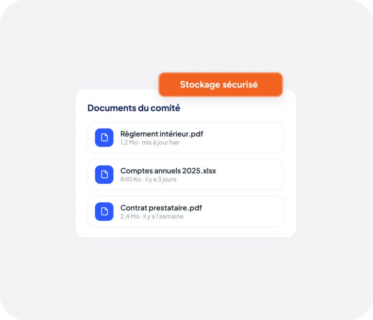 Gestion électronique des documents du CSE